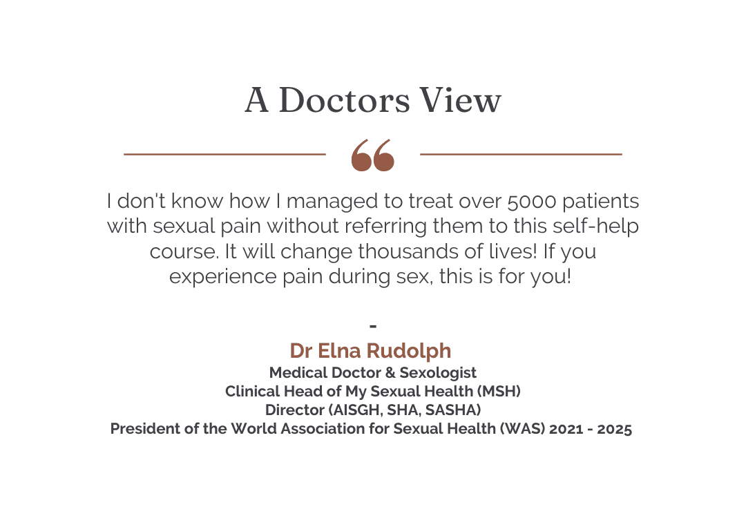 doctors review for vaginismus course
